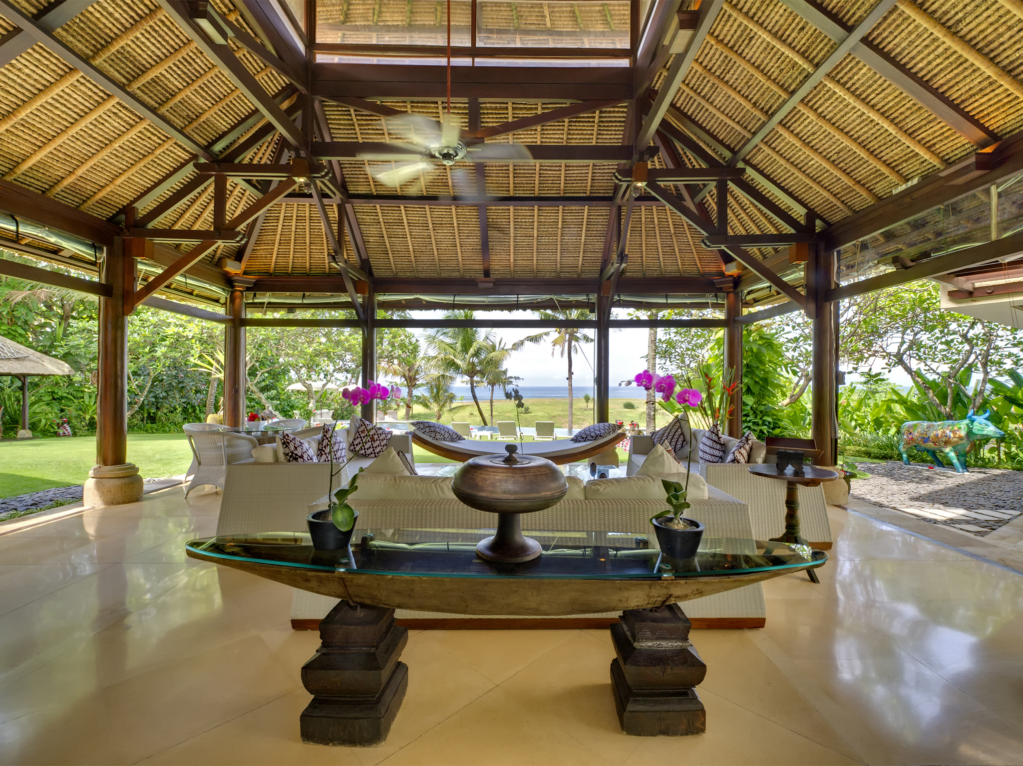 Villa Sungai Tinggi - Living area - Sungai Tinggi Beach Villa, Canggu, Bali